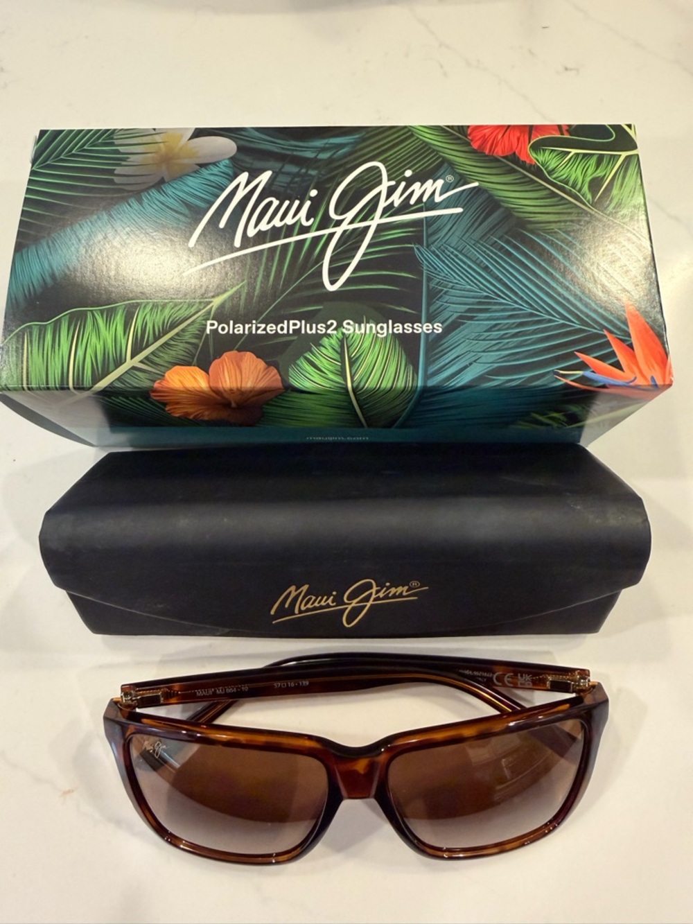 Maui Jim Men's Cruzem Sunglasses - Tortoise Frame with Brown Lenses
